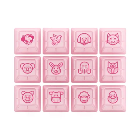 Bo Keycap Akko Pink Pc Asa Clear Profile 4 1
