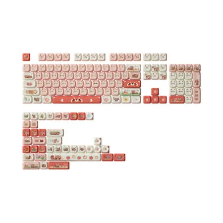 Bộ Keycap Akko Raccoon MAO PBT Dyesub MAO Profile