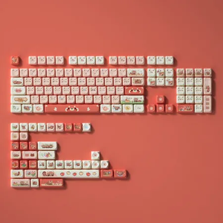 Bo Keycap Akko Raccoon Mao Pbt Dyesub Mao Profile 04