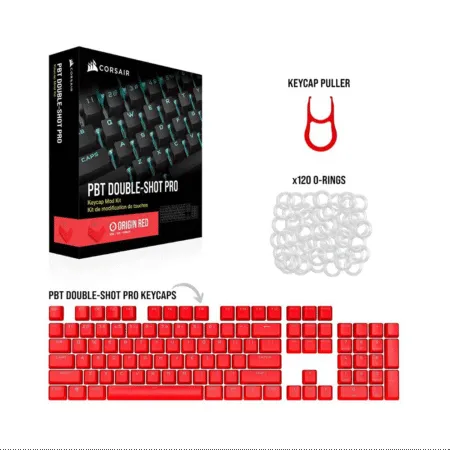 Bo Keycap Corsair Pbt Double Shot Pro Origin Red Ch 9911020 Na 4