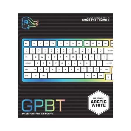 Bo Keycap Glorious Gpbt Arctic White Pbt Dye Sub Cherry Profile 0 1