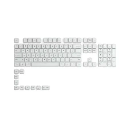 Bộ Keycap Glorious GPBT Arctic White PBT Dye-sub Cherry Profile
