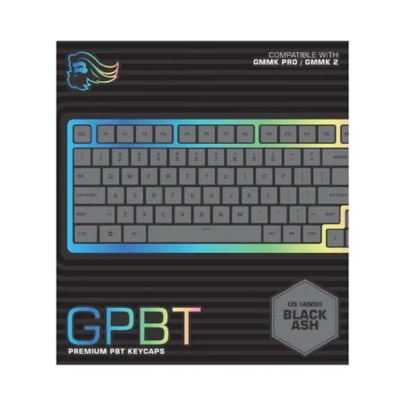 Bo Keycap Glorious Gpbt Black Ash Pbt Dye Sub Cherry Profile 1 1
