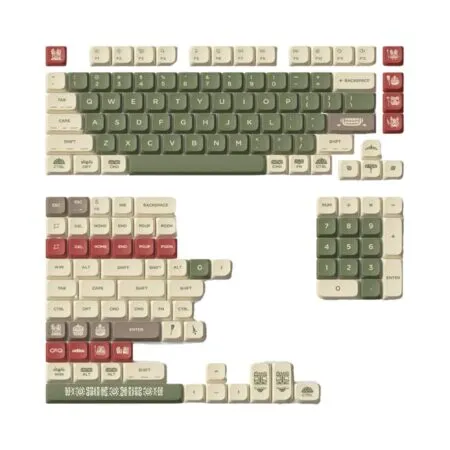 Bộ Keycap Nuphy Carved Prairie PBT Dyesub nSA Profile