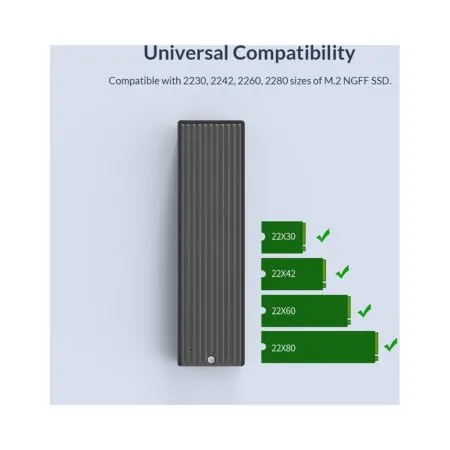 Box Di Dong Ssd M 2 Pcie Nvme To Usb 3 1 Gen2 Type C Orico M2pv C3 Aluminum 07 1