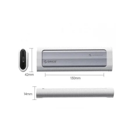 Box Di Dong Ssd M 2 Pcie Nvme To Usb 3 2 Gen2 Type C Orico Axm2 G2 V1 Gy Bp 03