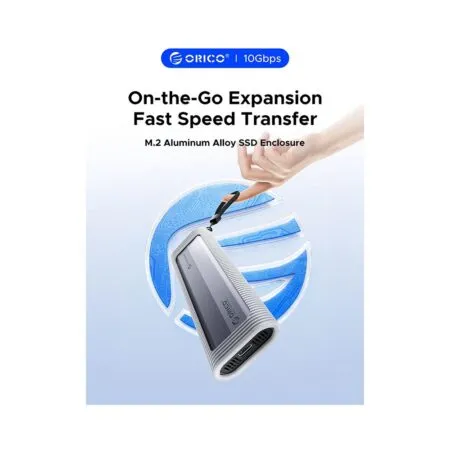 Box Di Dong Ssd M 2 Pcie Nvme To Usb 3 2 Gen2 Type C Orico Axm2 G2 V1 Gy Bp 33