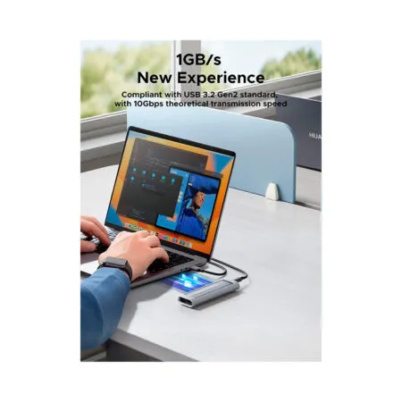 Box Di Dong Ssd M 2 Pcie Nvme To Usb 3 2 Gen2 Type C Orico Axm2 G2 V1 Gy Bp