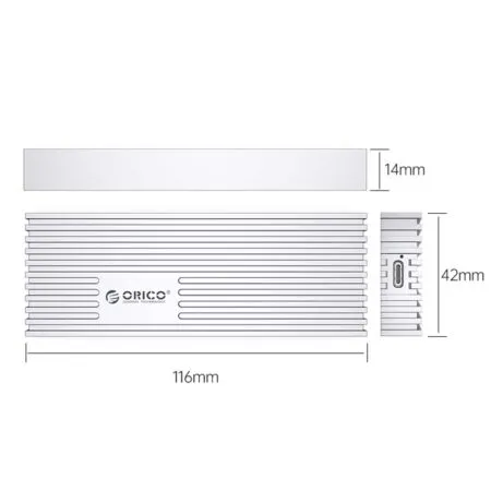 Box Di Dong Ssd M 2 Pcie Nvme To Usb 3 2 Type C 20gbps Orico M233c3 G4 1 1