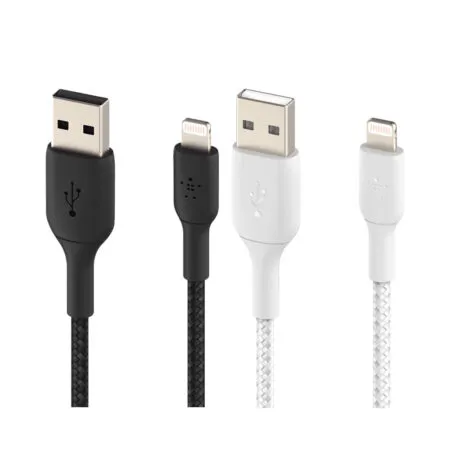 Cáp sạc Belkin BoostCharge MFi USB-A to Lightning 12W 1M Vỏ Dù