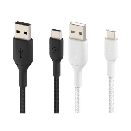 Cáp sạc Belkin BoostCharge USB-C to USB-A 12W 2M Vỏ Dù