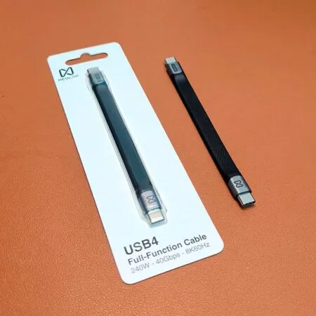 Cap Thunderbolt 4 Metalink 130mm Pd 240w 40gbps Mtc4 13 05