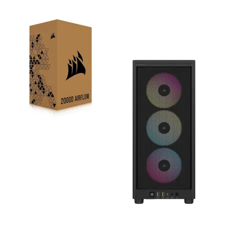 Case May Tinh Corsair 2000d Rgb Airflow Mini Itx Black Cc 9011246 Ww 1 1