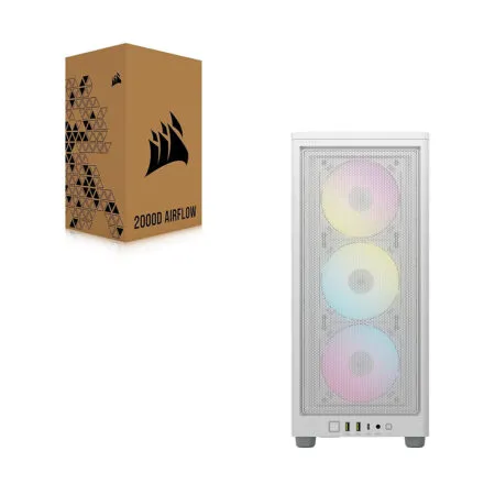 Case May Tinh Corsair 2000d Rgb Airflow Mini Itx White Cc 9011247 Ww 1 1
