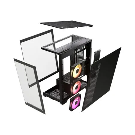 Case May Tinh Corsair Icue Link 3500x Rgb Black Cc 9011280 Ww 002 1