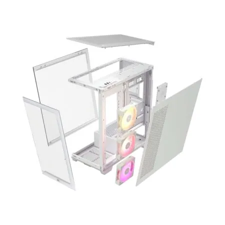 Case May Tinh Corsair Icue Link 3500x Rgb White Cc 9011281 Ww 004 1