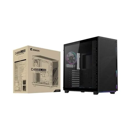 Case máy tính Gigabyte AORUS C400 Glass Black GB-AC400G