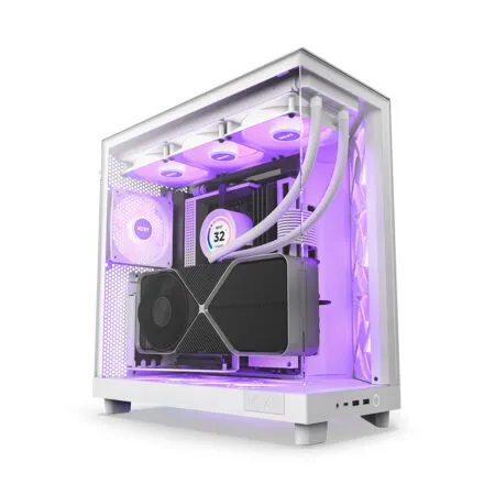Case May Tinh Nzxt H6 Flow Rgb White Cc H61fw R1 01 1