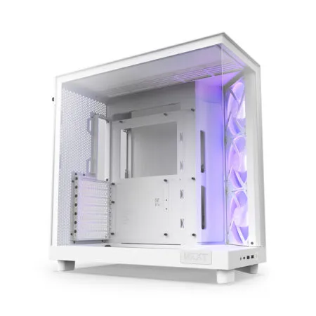 Case máy tính NZXT H6 Flow RGB White CC-H61FW-R1