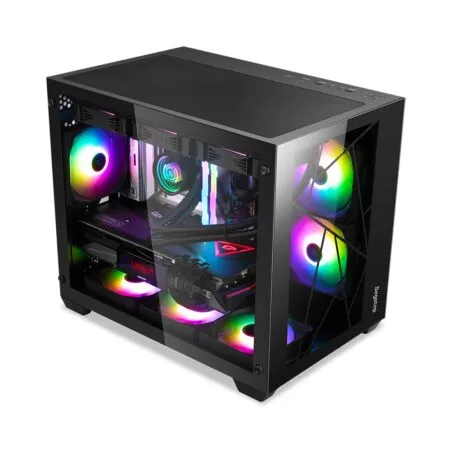 Case May Tinh Segotep Lumi Ii Black Sg Lumiii Bk 2 1