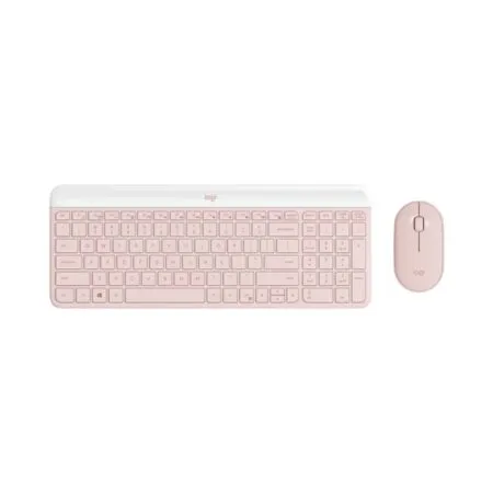 Combo Bàn Phím và Chuột không dây Logitech MK470 Slim Rose 920-011326