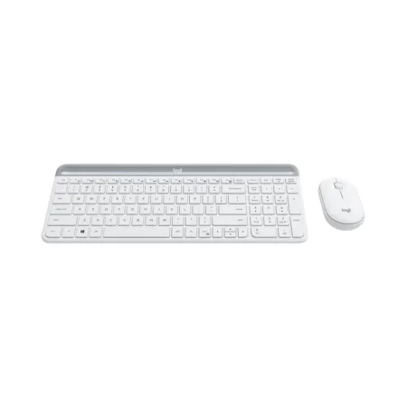 Combo Ban Phim Va Chuot Khong Day Logitech Mk470 Slim White 920 009183 4 1