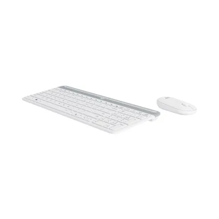 Combo Ban Phim Va Chuot Khong Day Logitech Mk470 Slim White 920 009183 5 1