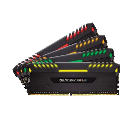 Ram PC Corsair Vengeance RGB 32GB (4 x 8GB) DDR4 DRAM 3000MHz C15 Memory Kit (CMR32GX4M4C3000C15)