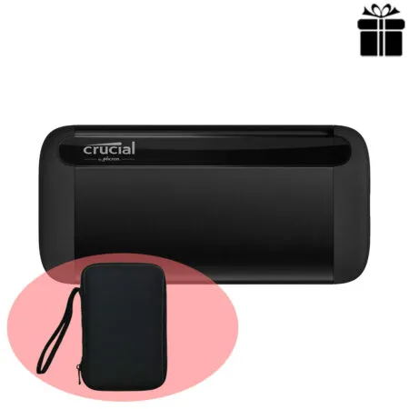 Ổ cứng di động 1TB External SSD Crucial X8 USB 3.2 Gen 2 CT1000X8SSD9