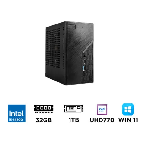 Mini PC ASRock DeskMini B760 i5-14500 (Intel Core i5-14500, Ram 32GB DDR4, SSD 1TB, Win 11)