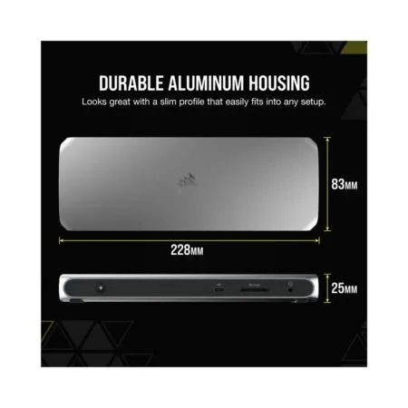 Docking Station Corsair Tbt100 Thunderbolt 3 Cu 9000001 Ap 05