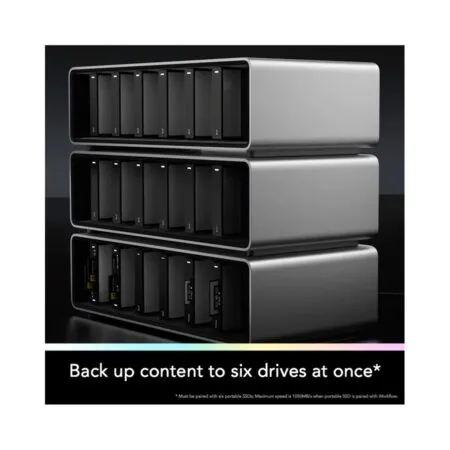 Docking Station Lexar Professional Wf800 Workflow All In One 6 Bay Lpwf800n 4a1ngl 04