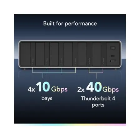Docking Station Lexar Professional Wf800 Workflow All In One 6 Bay Lpwf800n 4a1ngl 05