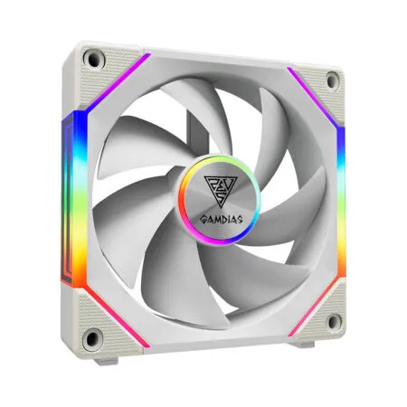 Fan Case Gamdias AEOLUS P2-1201 ARGB PWM 120mm White CCAEOLP21201WHGA
