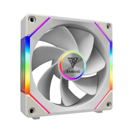 Fan Case Gamdias Aeolus P2 1201 Argb Pwm 120mm White Ccaeolp21201whga 04