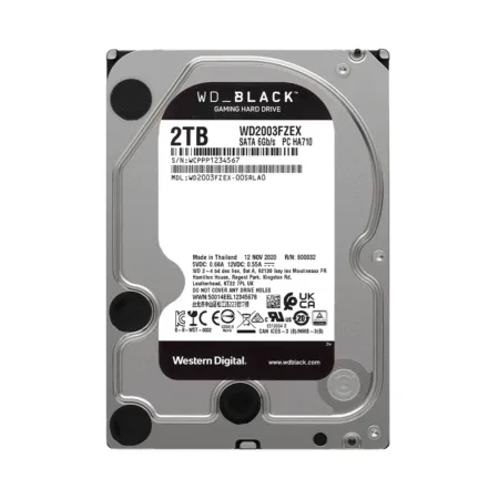 Hdd Wd Black 2tb 3 5 Inch Sata Iii 64mb Cache 7200rpm Wd2003fzex 1 1