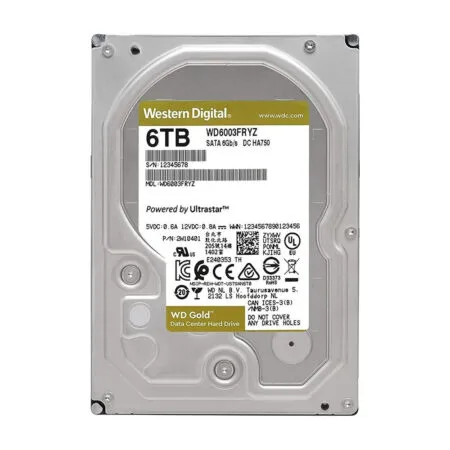 Hdd Wd Gold 6tb 3 5 Inch Sata Iii 256mb Cache 7200rpm Wd6003fryz 1