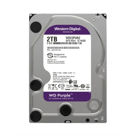 Hdd Wd Purple 2tb 3 5 Inch Sata Iii 256mb Cache 5400rpm Wd22purz 1 1