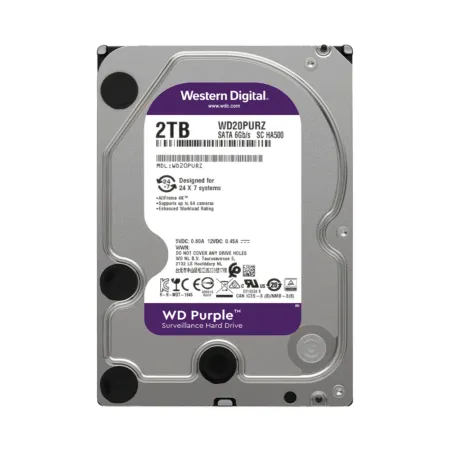 Hdd Wd Purple 2tb 3 5 Inch Sata Iii 64mb Cache 5400rpm Wd20purz 0 1
