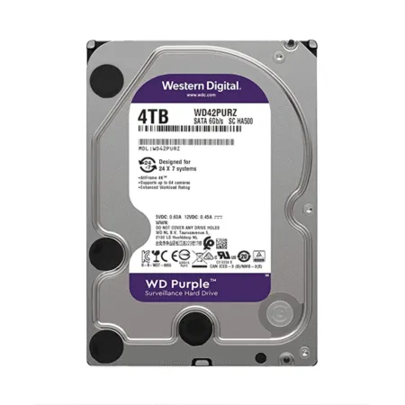 Hdd Wd Purple 4tb 3 5 Inch Sata Iii 256mb Cache 5400rpm Wd42purz 2