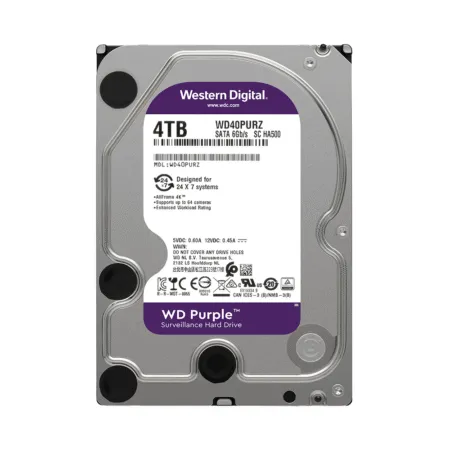 Hdd Wd Purple 4tb 3 5 Inch Sata Iii 64mb Cache 5400rpm Wd40purz 0 1