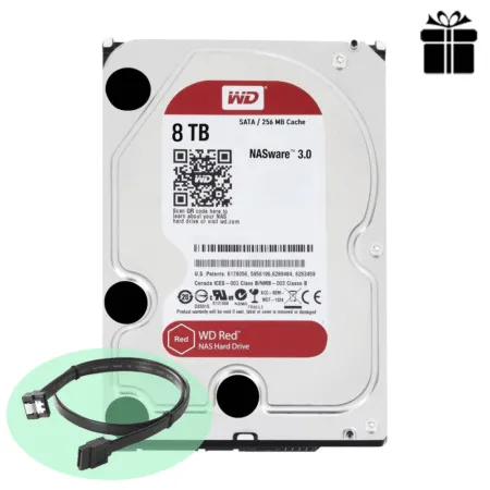 HDD WD Red 8TB 3.5 inch SATA III 256MB Cache 5400RPM WD80EFAX