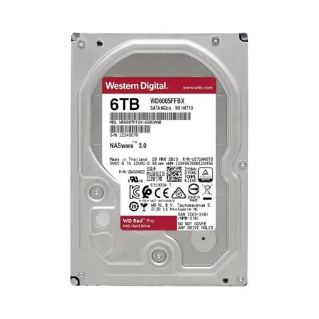Hdd Wd Red Pro 6tb 3 5 Inch Sata Iii 256mb Cache 7200rpm Wd6005ffbx 03