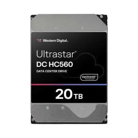 HDD WD Ultrastar 20TB HC560 3.5 inch SATA Ultra 512E SE 512MB Cache 7200RPM WUH722020CLE6L4
