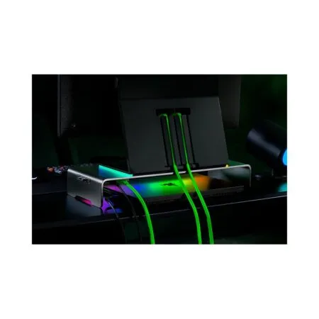Ke Man Hinh Razer Monitor Stand Chroma 4 Port Usb C Hub Rc21 02320100 R3m1 05