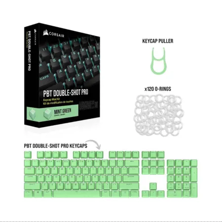 Keycap Corsair Pbt Double Shot Pro Mint Green Ch 9911080 Na 4