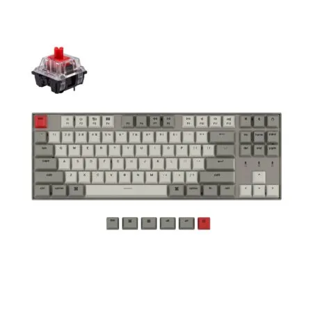 Keychron K8 Tenkeyless Wireless Mechanical Keyboard For Mac Windows Ios Non Backlight With Keychron Switch Red 1800x1800 2