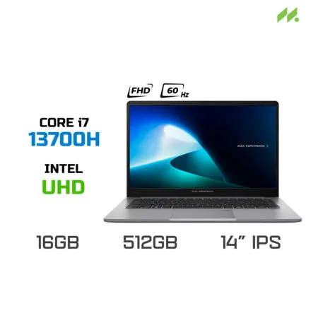Laptop Asus ExpertBook P1 P1403CVA-i7SE16-50W (i7-13700H, UHD Graphics, RAM 16GB DDR5, SSD 512GB, 14 Inch IPS FHD 60Hz)