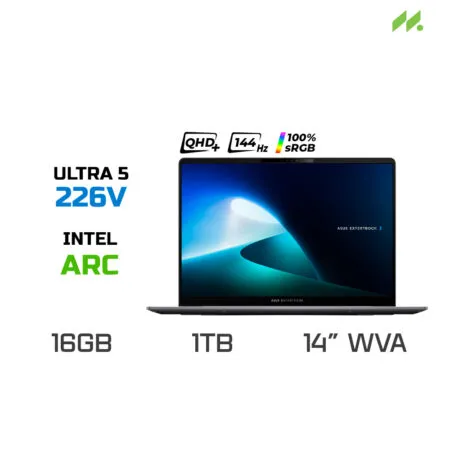 Laptop Asus ExpertBook P5 P5405CSA-NZ0451W (Ultra 5 226V, Intel Arc Graphics, RAM 16GB LPDDR5X, SSD 1TB, 14 Inch WVA WQXGA 144Hz)