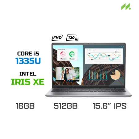 Laptop Dell Vostro 15 3530 80GG93 (i5-1335U, Iris Xe Graphics, RAM 16GB DDR4, SSD 512GB, 15.6 Inch IPS FHD 120Hz, Win11/Office HS 21)
